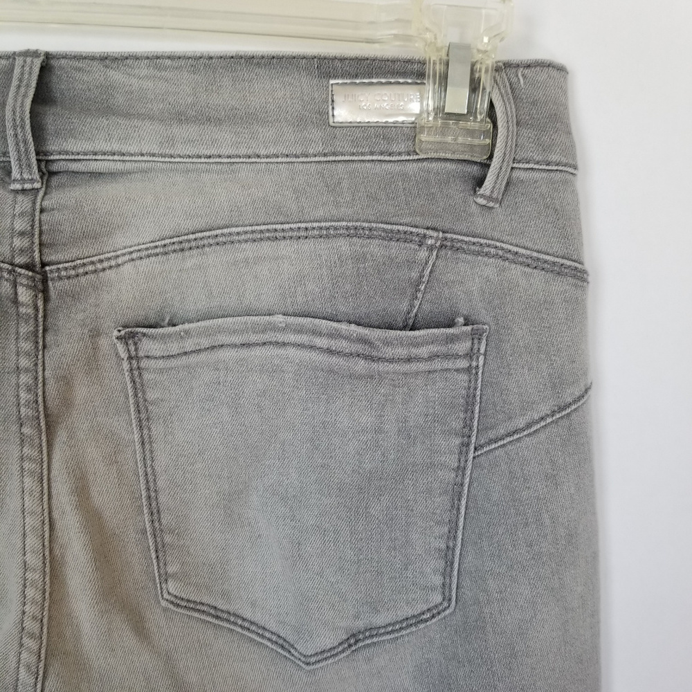 Juicy Couture Women's Sequin Ripped Skinny Jeans - Picture 7 of 8